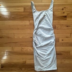 Elegant light blue Sleeveless Dress ladies size Xs